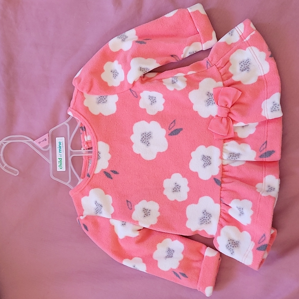 Punk baby floral sweater